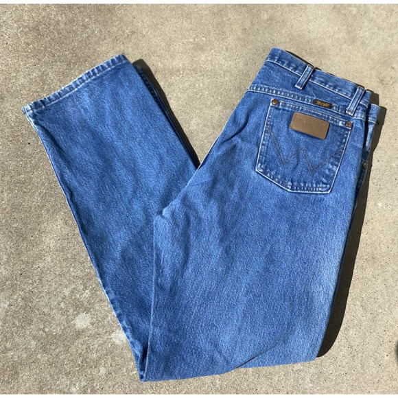 Wrangler 13MWZ Cowboy Cut Rodeo Denim Jeans Men’s 36x32 Straight Fit Leg USA - Picture 1 of 4